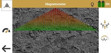 OKM Delta Ranger Magnetometer mode